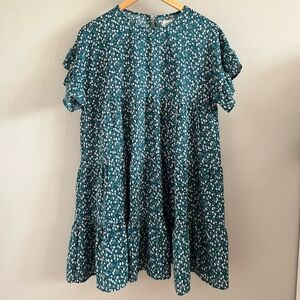 Petal & Pup Floral Ruffle Sleeve Dress